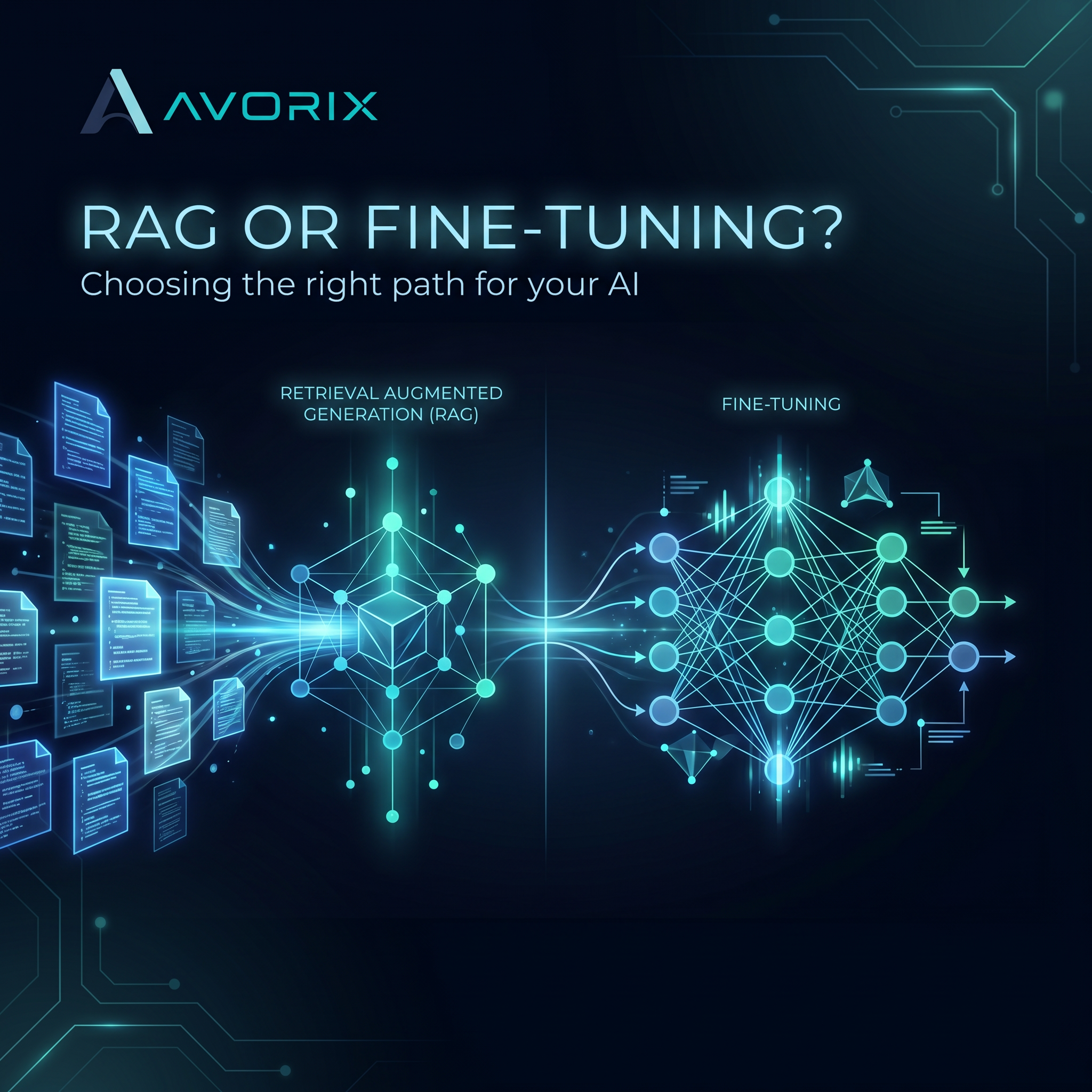 RAG vs Fine-Tuning: Choosing the Right Path for Your AI